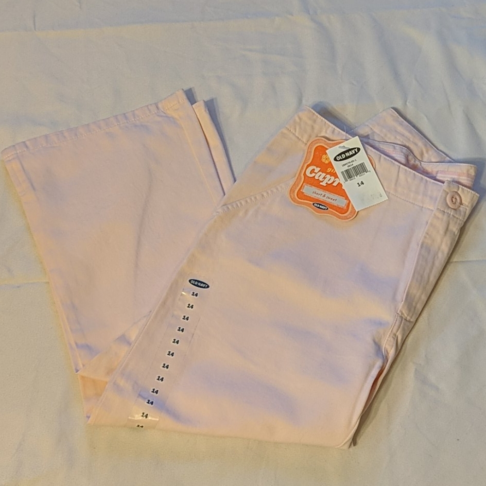 Light Pink Girls Capris
